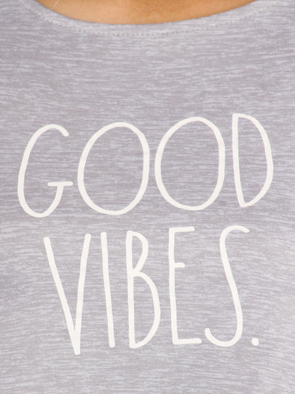 Rae Dunn Women's Tank and Drawstring Shorts Pajama Set with Graphic