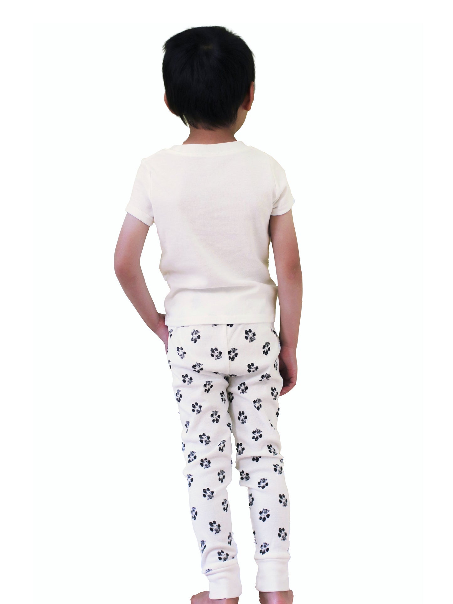 Boy's "DOGS BEST FRIEND" Short Sleeve Tee and Jogger Pajama Set - Rae Dunn Wear - B Pant Set