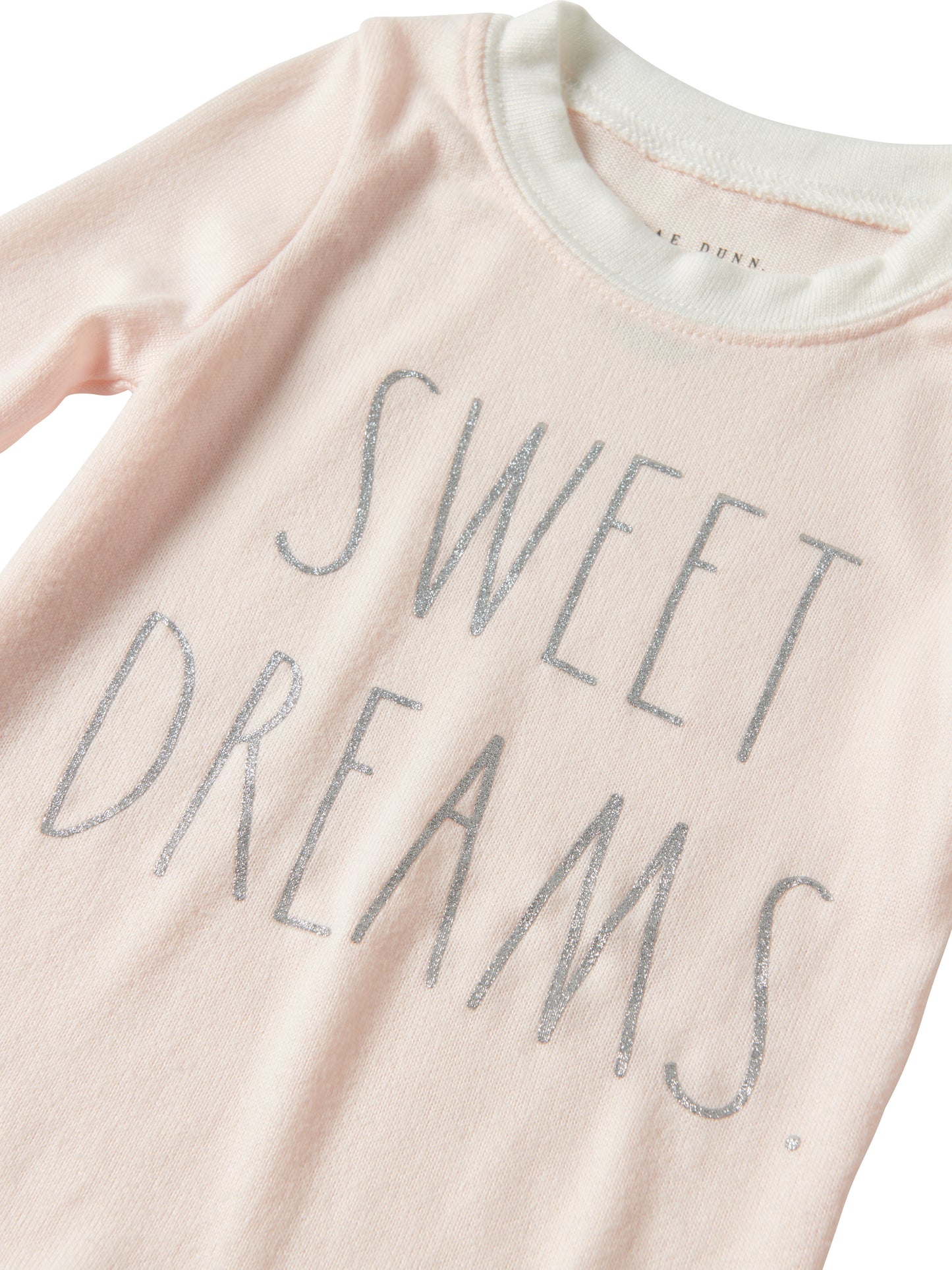 Girls' "SWEET DREAMS" Long Sleeve Top and Jogger Pajama Set - Rae Dunn Wear - G Pant Set