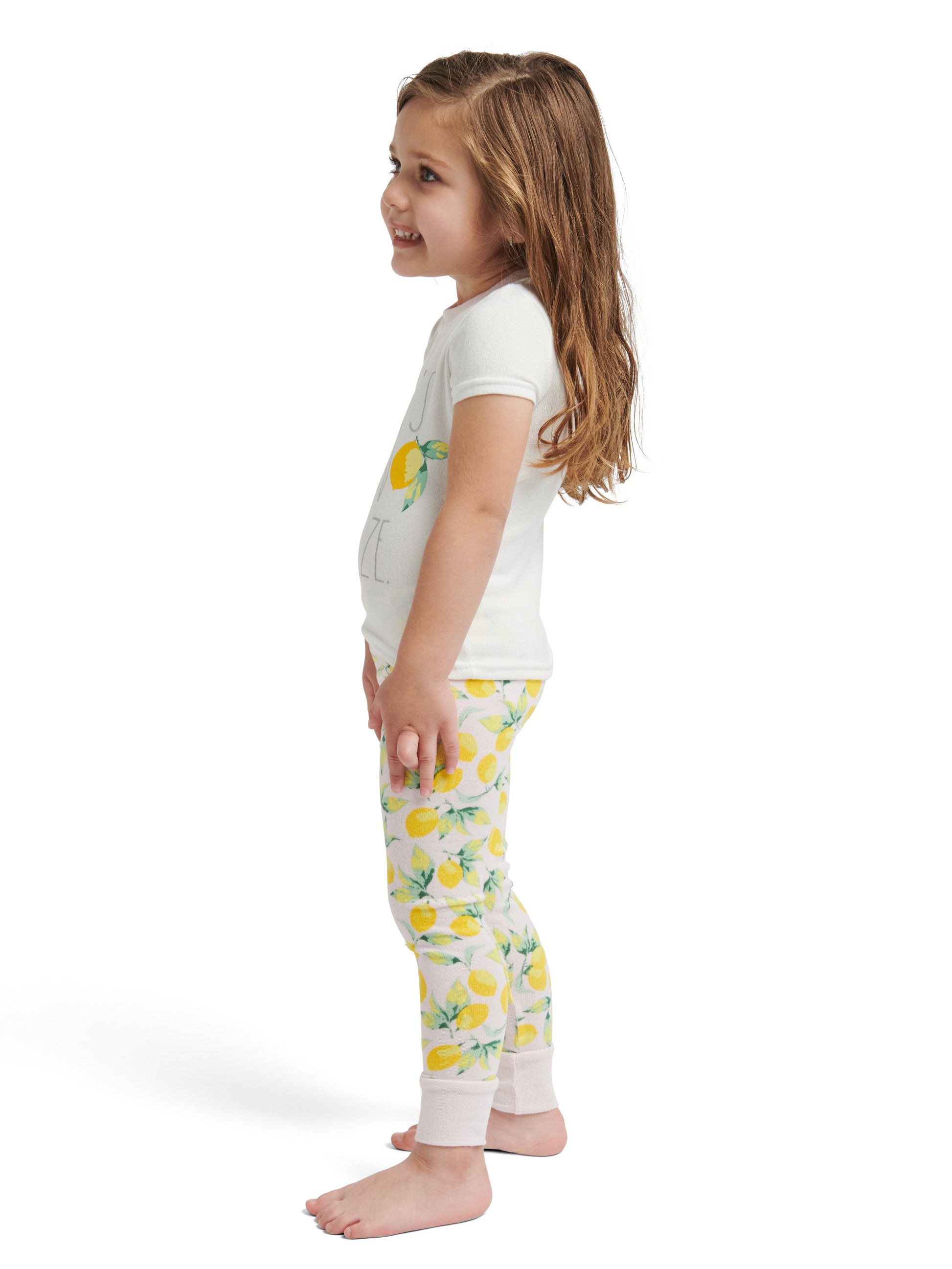 Girl's "MAMAS MAIN SQUEEZE" Short Sleeve Tee and Jogger Pajama Set - Rae Dunn Wear - G Pant Set