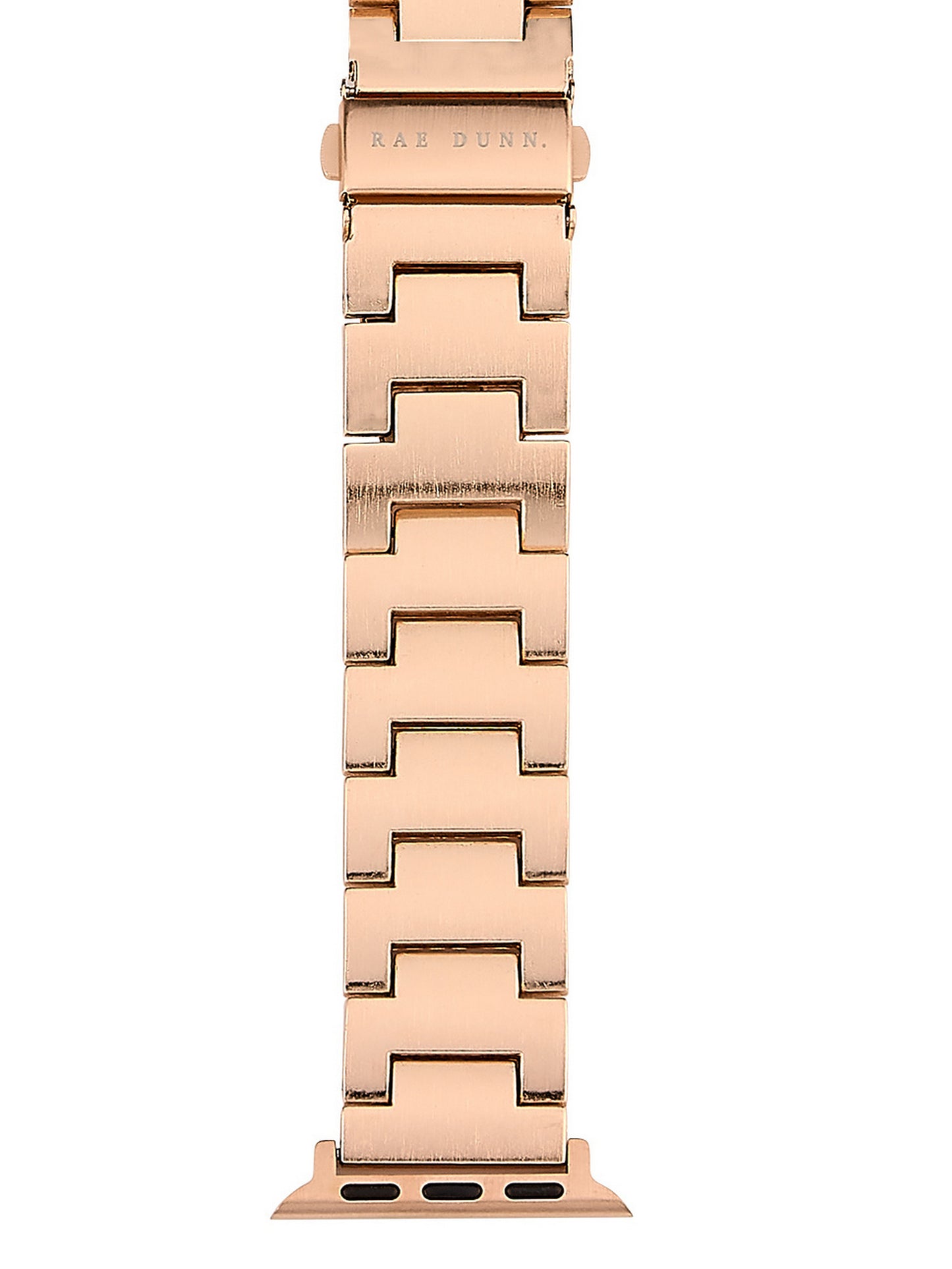 Rae Dunn Watch Bands Set of 3, compatible with Apple Watch 38mm 40mm Silicone, Link, Mesh in Rose Gold - Rae Dunn Wear - Watch