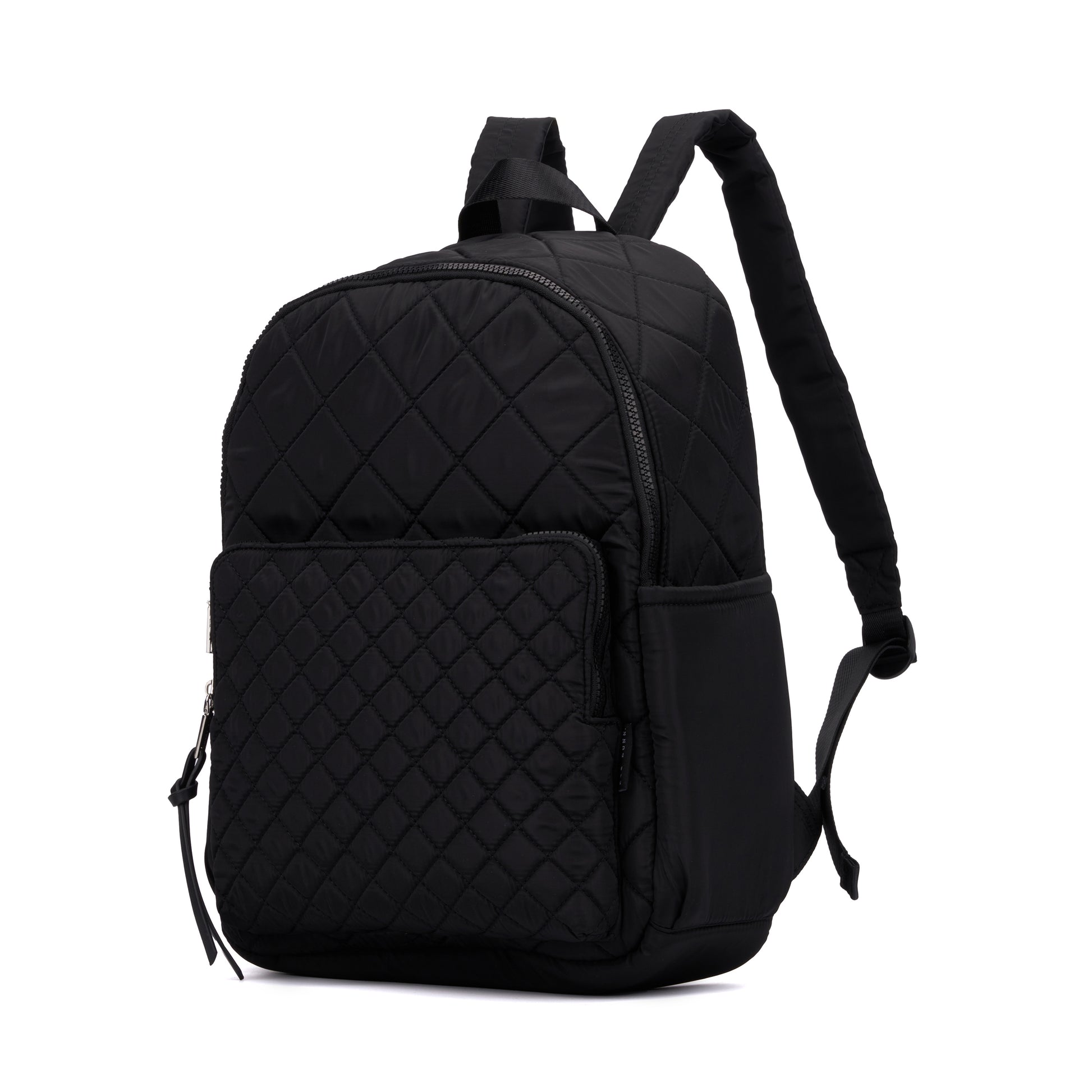 CIAO Quilted Nylon Backpack in Black or Grey Green - Rae Dunn Wear - Handbag