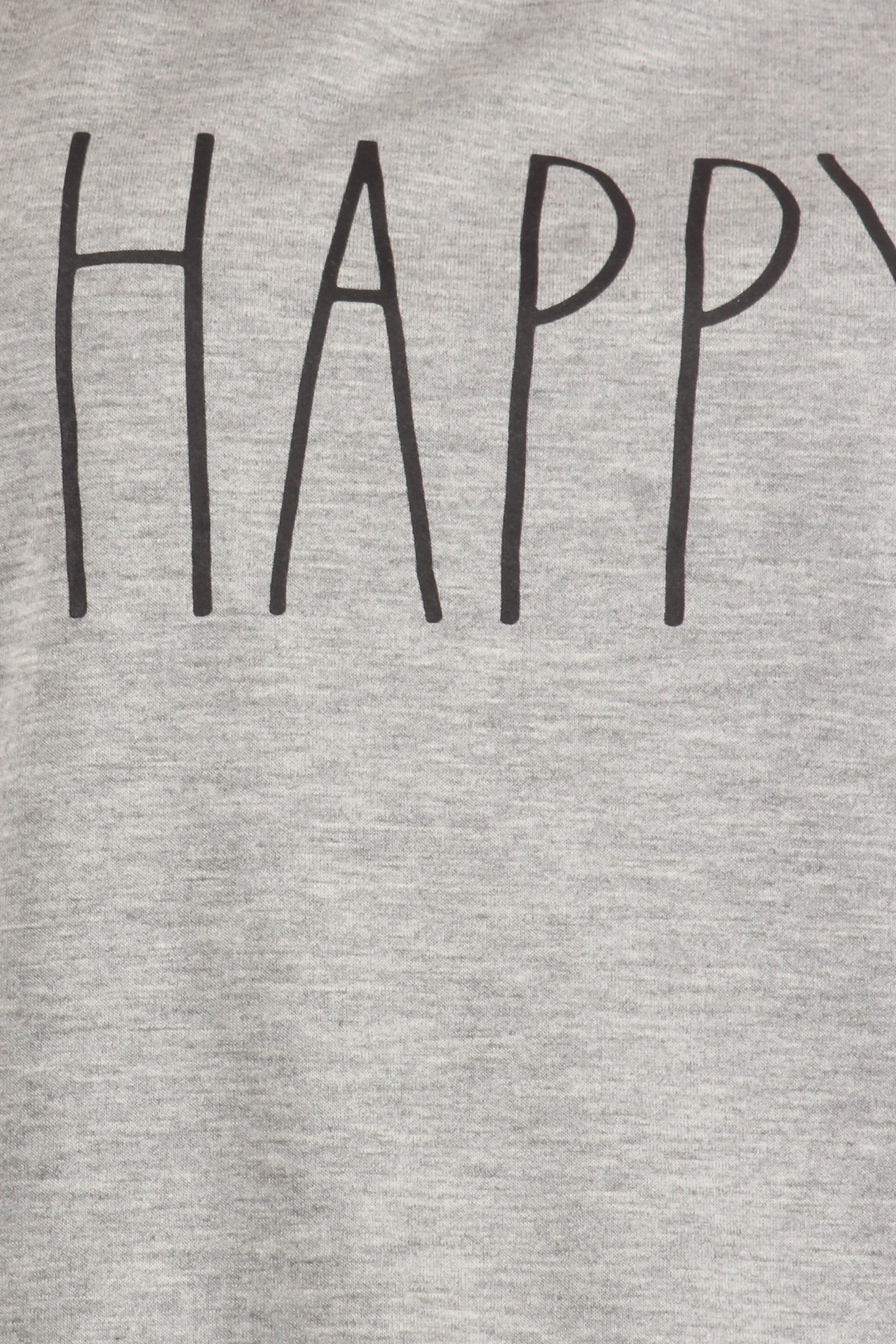 Women's "HAPPY" Studio Raglan Sweatshirt - Rae Dunn Wear - W Sweatshirt