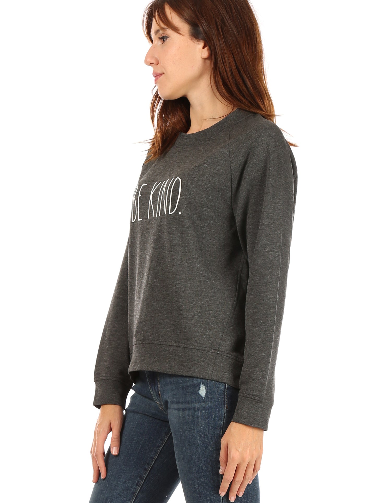 Women's "BE KIND" Studio Raglan Sweatshirt - Rae Dunn Wear - W Sweatshirt