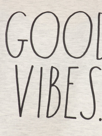 Women's "GOOD VIBES" Studio Raglan Sweatshirt - Rae Dunn Wear - W Sweatshirt