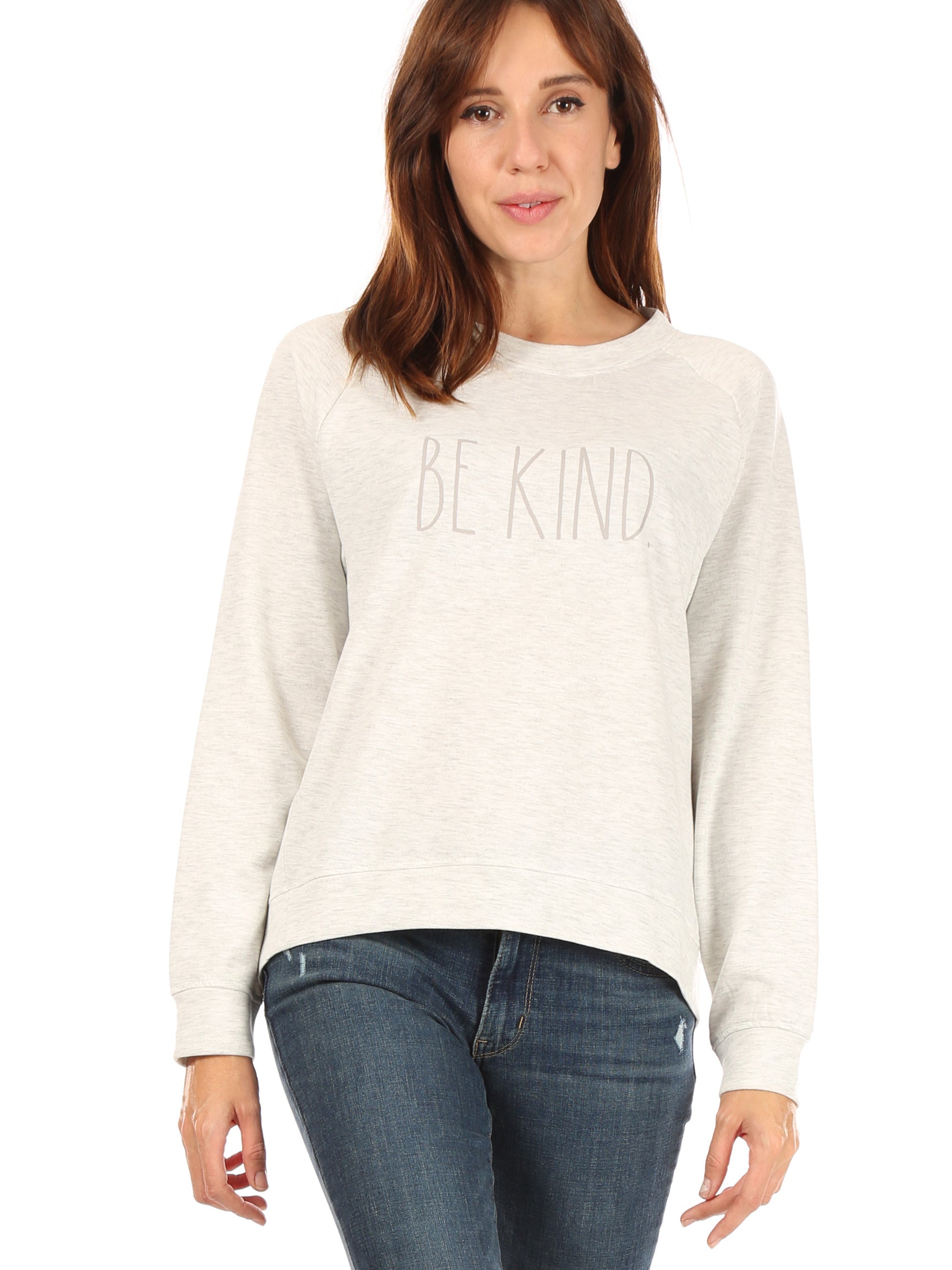 Women's "BE KIND" Studio Raglan Sweatshirt - Rae Dunn Wear - W Sweatshirt