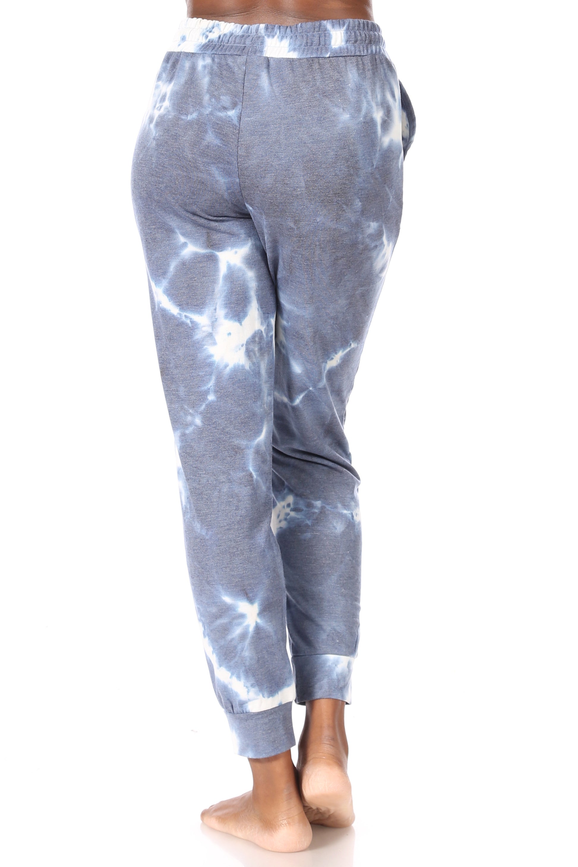 Women's Tie-Dye Drawstring Jogger with Pockets - Rae Dunn Wear - W A Pant