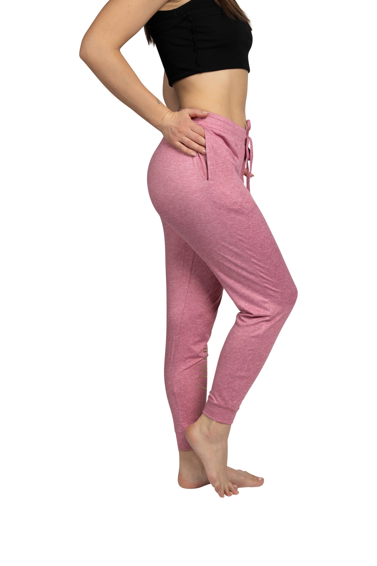 Women's "CHEERS" Jogger Pajama Pants with Pockets and Drawstring