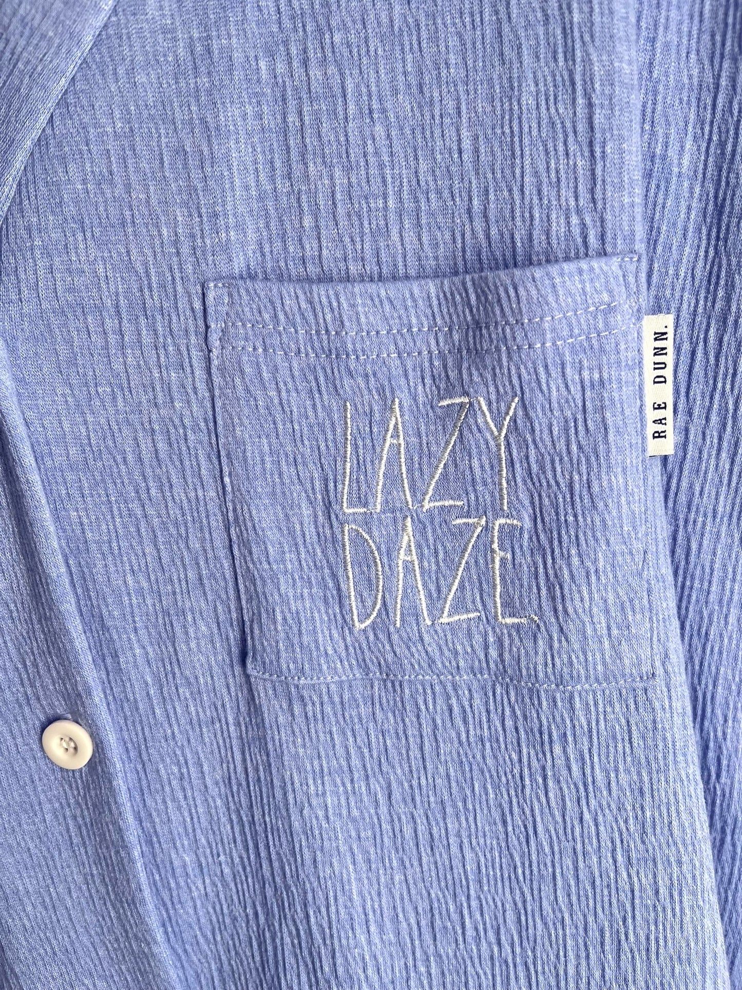 Women's SLEEP Short Sleeve Notch Collar Top and Elastic Waistband Shorts Soft Gauze Pajama Set