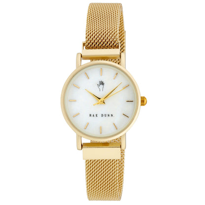 Rae Dunn Women's Sleek Mesh Bracelet Watch - Rae Dunn Wear