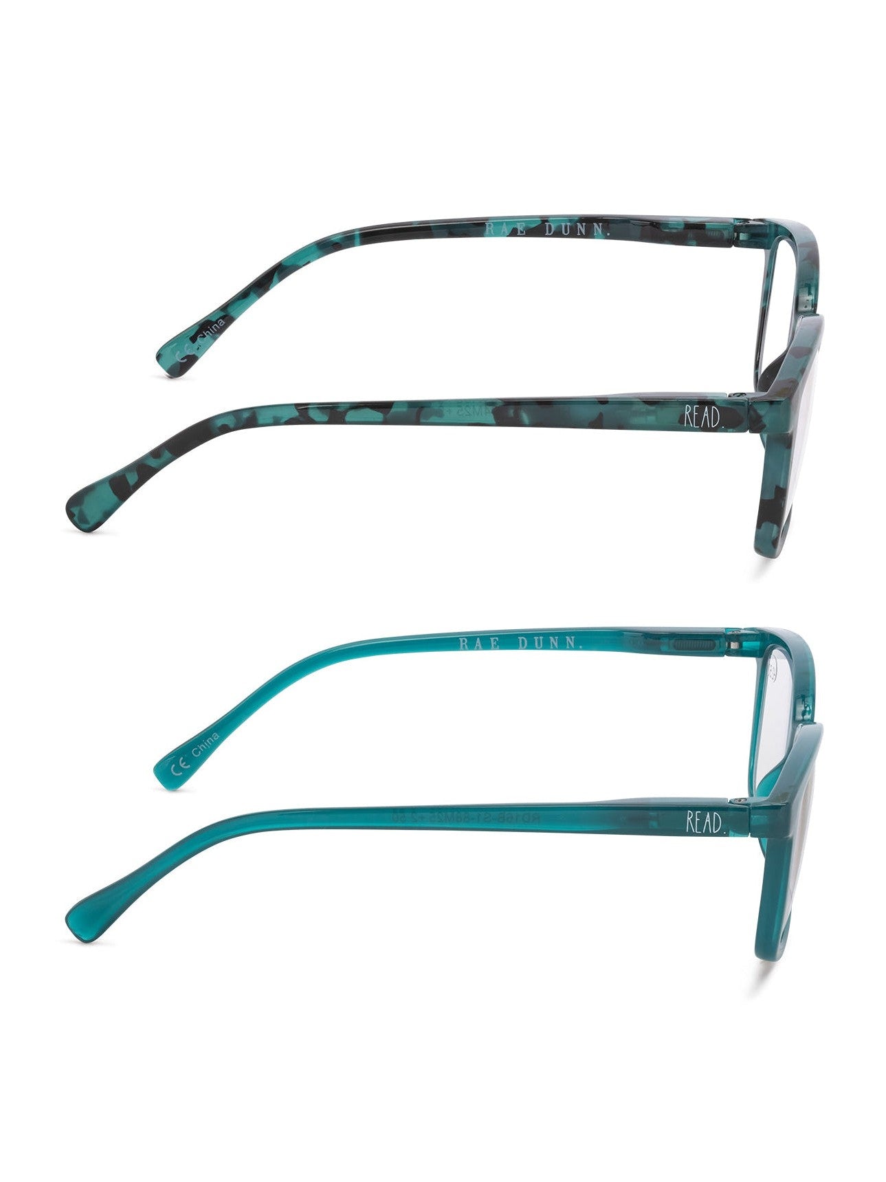 NALA 2-Pack Blue Light Blocking Reading Glasses with "READ MORE" Signature Font Hard Case - Rae Dunn Wear