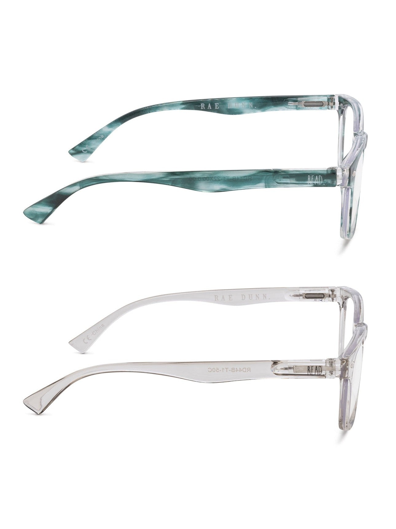 JUDY 2-Pack Blue Light Blocking Reading Glasses with "READ MORE" Signature Font Hard Case - Rae Dunn Wear