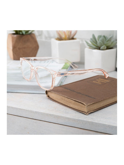 JUDY 2-Pack Blue Light Blocking Reading Glasses with "READ MORE" Signature Font Hard Case - Rae Dunn Wear