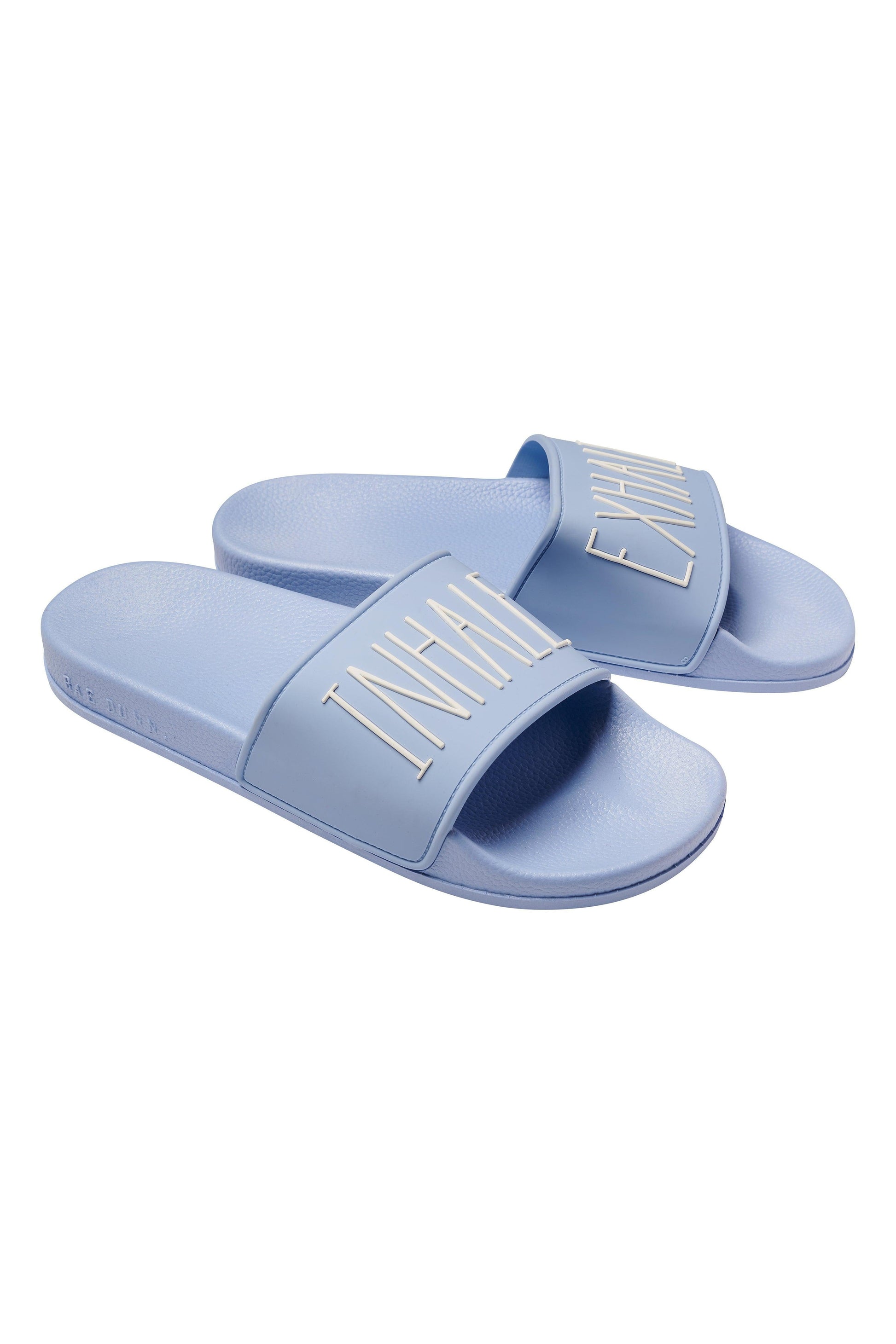 Women's "INHALE EXHALE" Pool Slides - Rae Dunn Wear