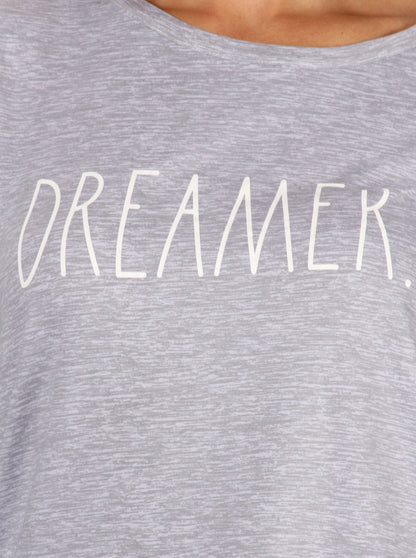 Women's "DREAMER" Long Sleeve Top and Jogger Pajama Set - Rae Dunn Wear