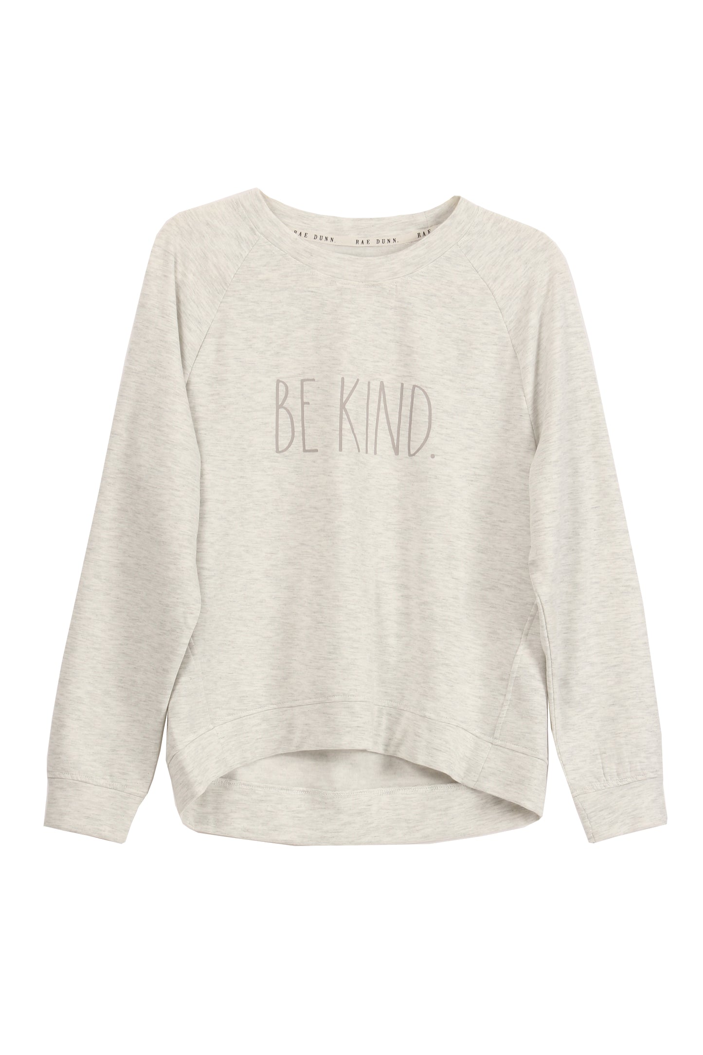 Women's "BE KIND" Studio Raglan Sweatshirt - Shop Rae Dunn Apparel and Sleepwear