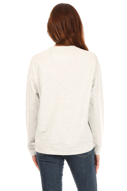 Women's "IMAGINE" Studio Raglan Sweatshirt - Shop Rae Dunn Apparel and Sleepwear