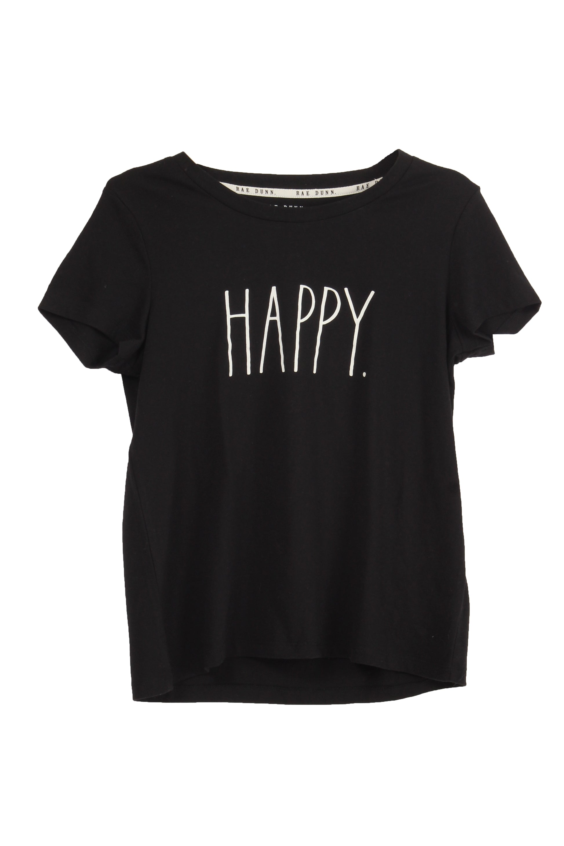 Women's "HAPPY" Short Sleeve Icon T-Shirt - Shop Rae Dunn Apparel and Sleepwear