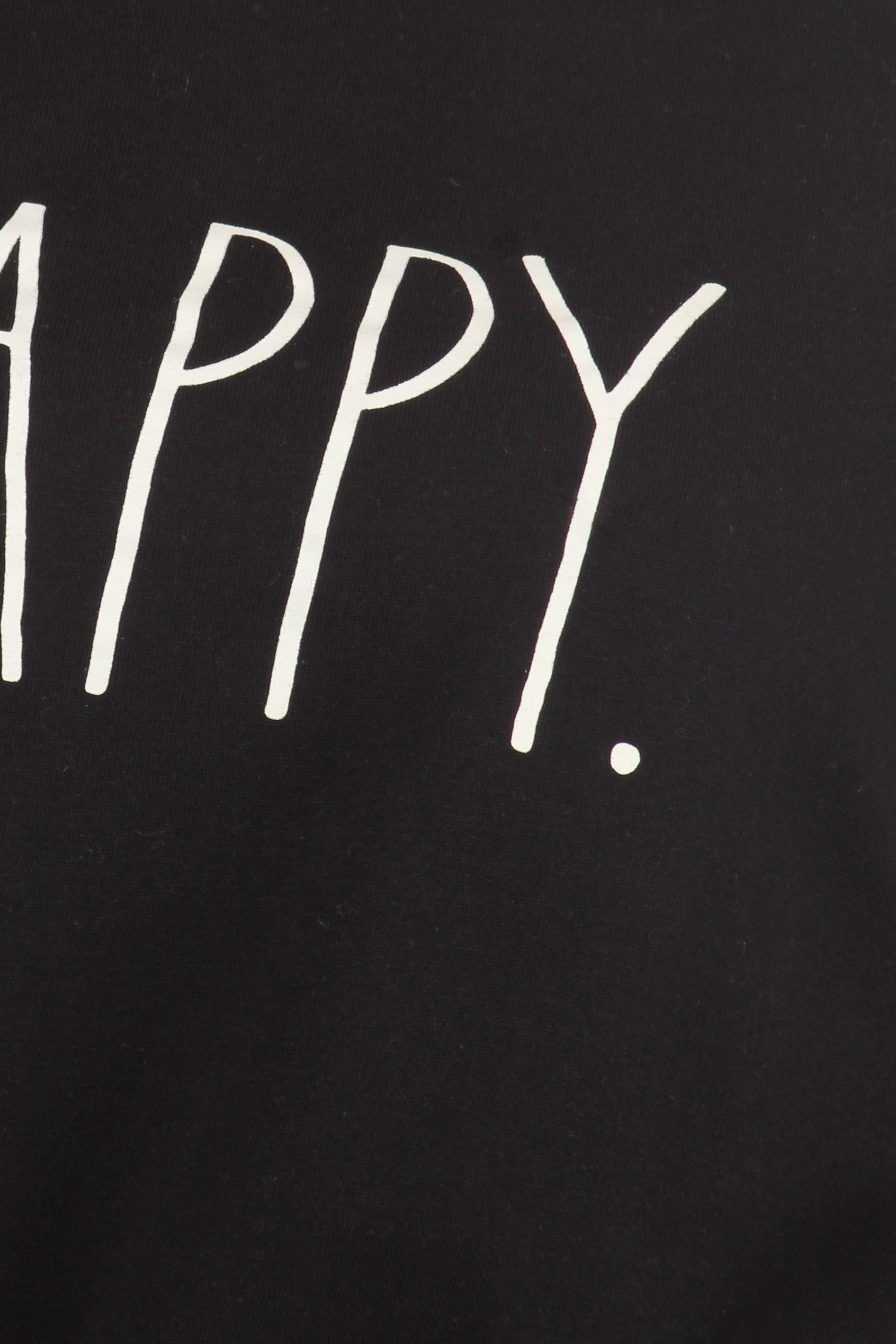 Women's "HAPPY" Short Sleeve Icon T-Shirt - Shop Rae Dunn Apparel and Sleepwear