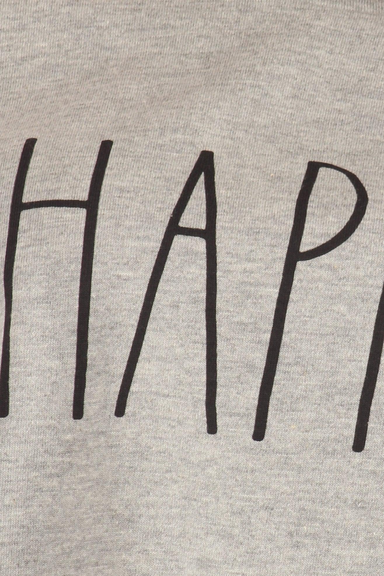 Women's "HAPPY" Short Sleeve Icon T-Shirt - Shop Rae Dunn Apparel and Sleepwear