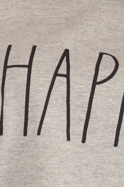 Women's "HAPPY" Short Sleeve Icon T-Shirt - Shop Rae Dunn Apparel and Sleepwear