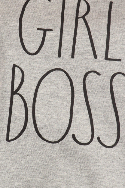 Women's "GIRL BOSS" Short Sleeve Icon T-Shirt - Shop Rae Dunn Apparel and Sleepwear