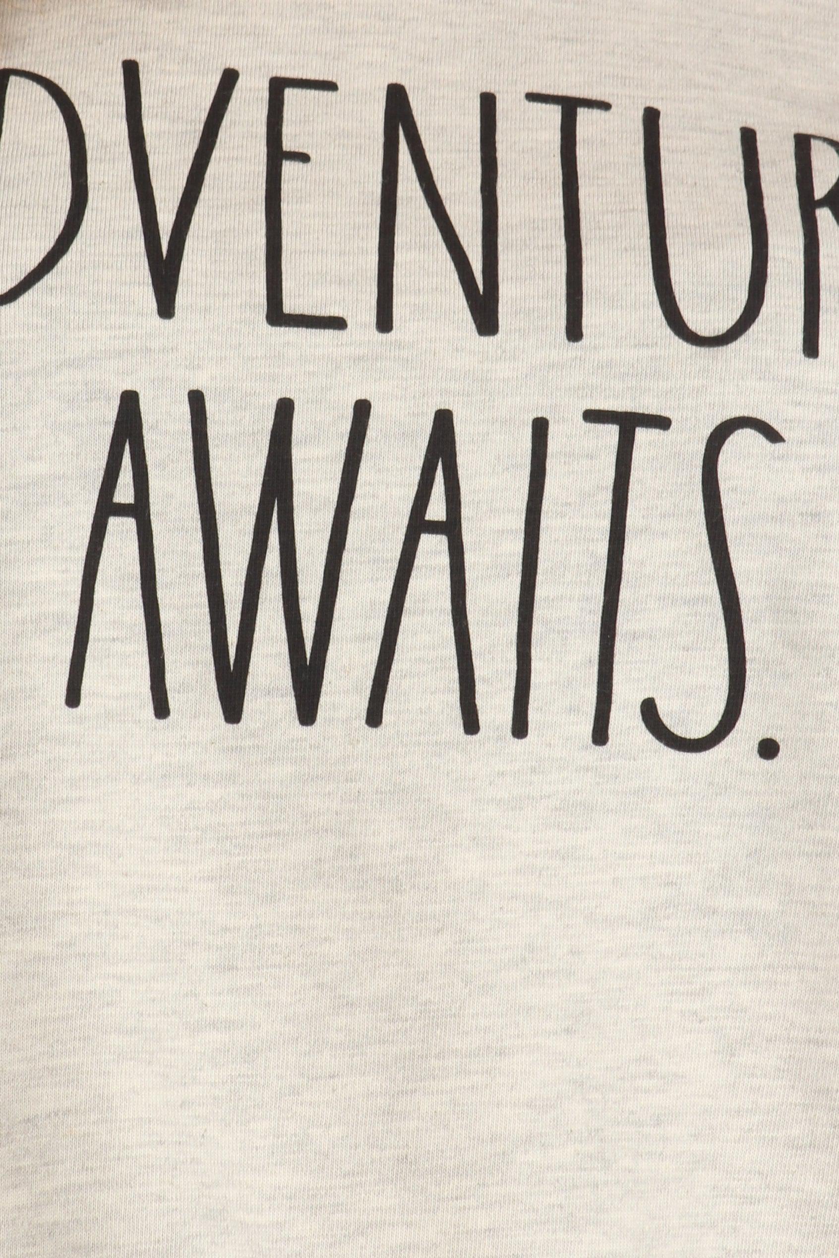 Rae Dunn T-Shirt Adventure Awaits Apparel