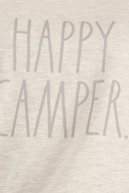 Women's "HAPPY CAMPER" Short Sleeve Icon T-Shirt - Shop Rae Dunn Apparel and Sleepwear