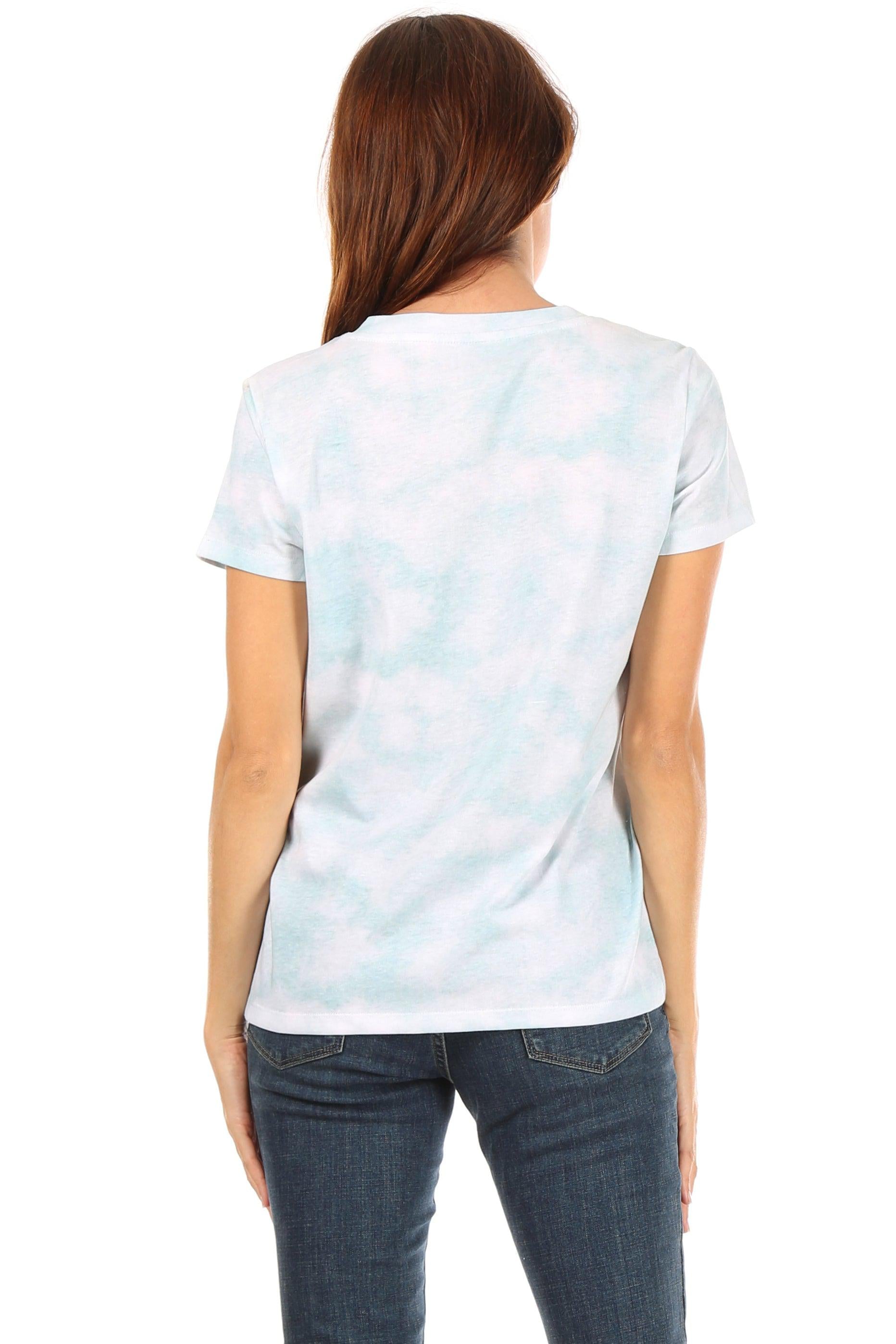 Women's "LUCKY" Short Sleeve Icon T-Shirt - Shop Rae Dunn Apparel and Sleepwear