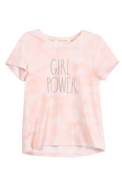 Women's "GIRL POWER" Short Sleeve Icon T-Shirt - Shop Rae Dunn Apparel and Sleepwear