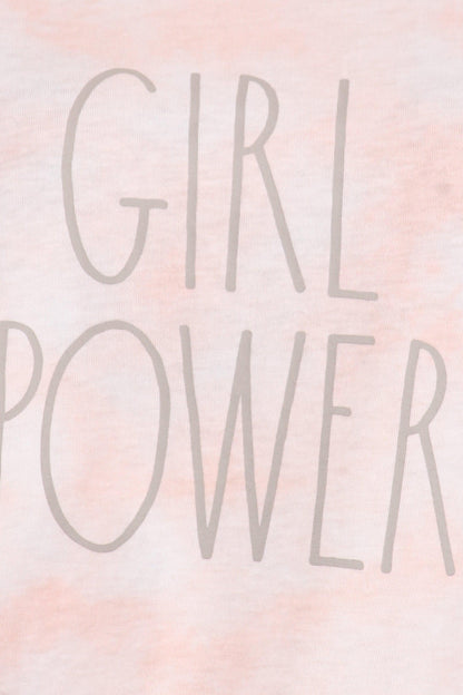 Women's "GIRL POWER" Short Sleeve Icon T-Shirt - Shop Rae Dunn Apparel and Sleepwear