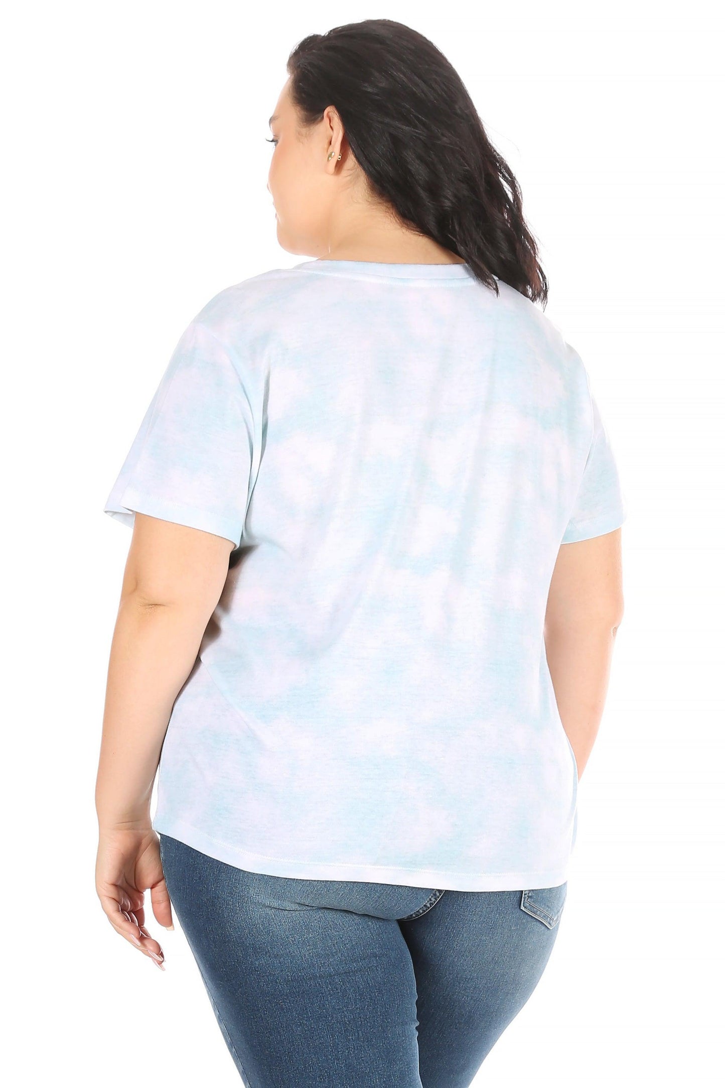 Women's Plus Size "BLESSED" Short Sleeve Icon T-Shirt - Rae Dunn Wear