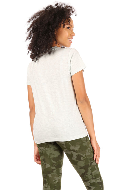 Women's "LOVE YOUR PLANET" Short Sleeve Classic Slub T-Shirt - Rae Dunn Wear