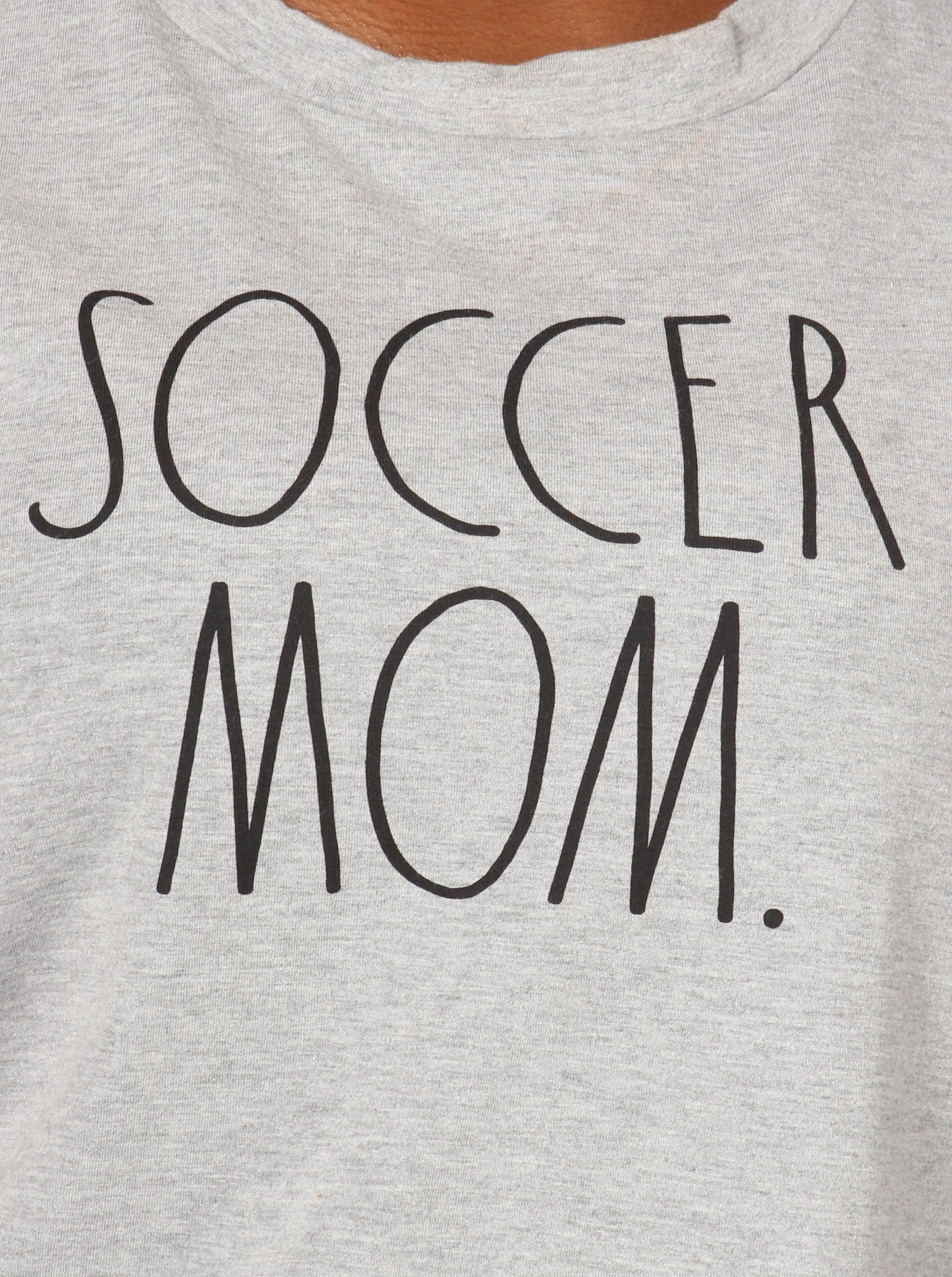 Women's "SOCCER MOM" Short Sleeve Icon T-Shirt - Rae Dunn Wear