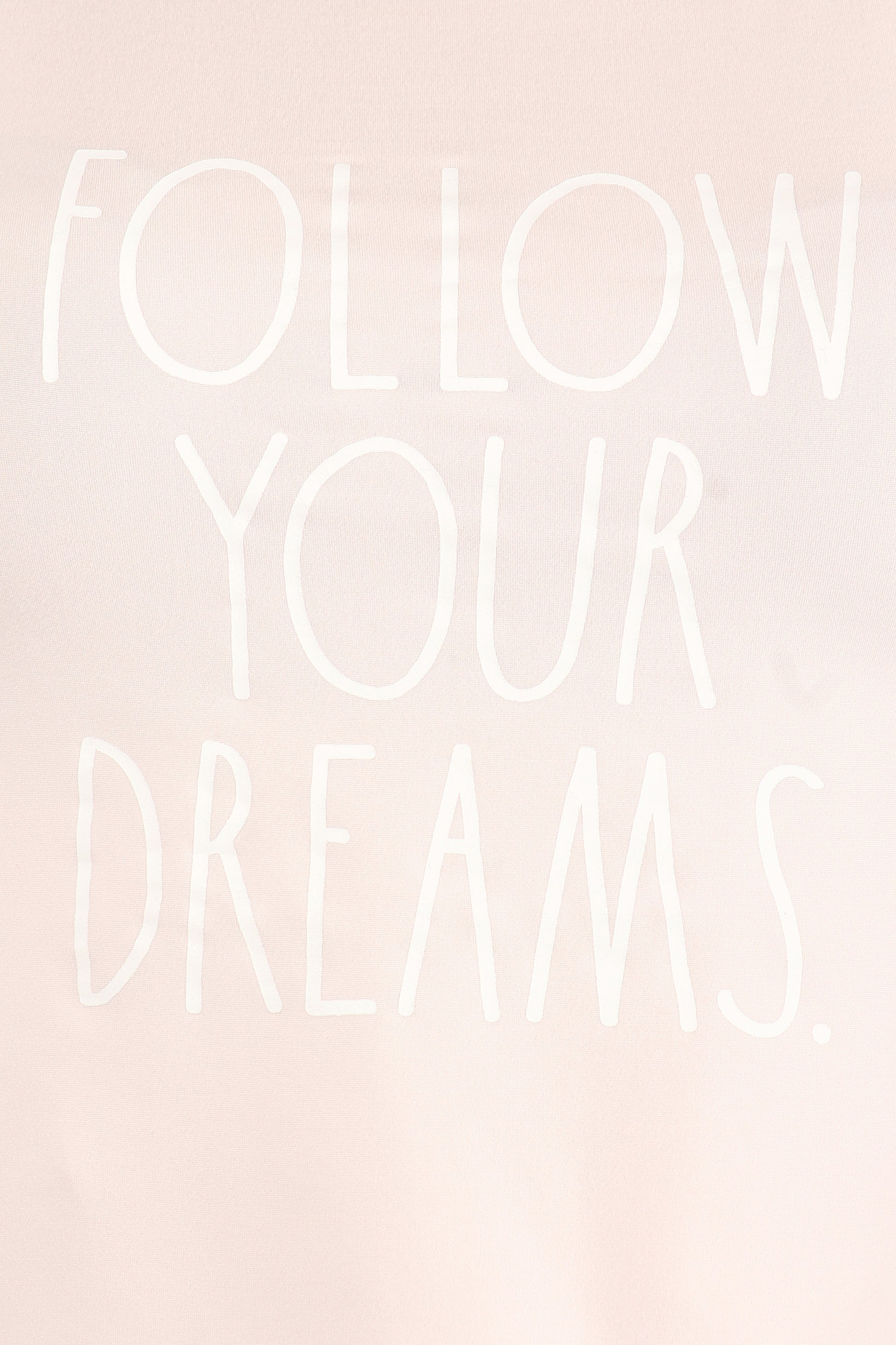 Women's "FOLLOW YOUR DREAMS" Tank and Short Pajama Set - Rae Dunn Wear