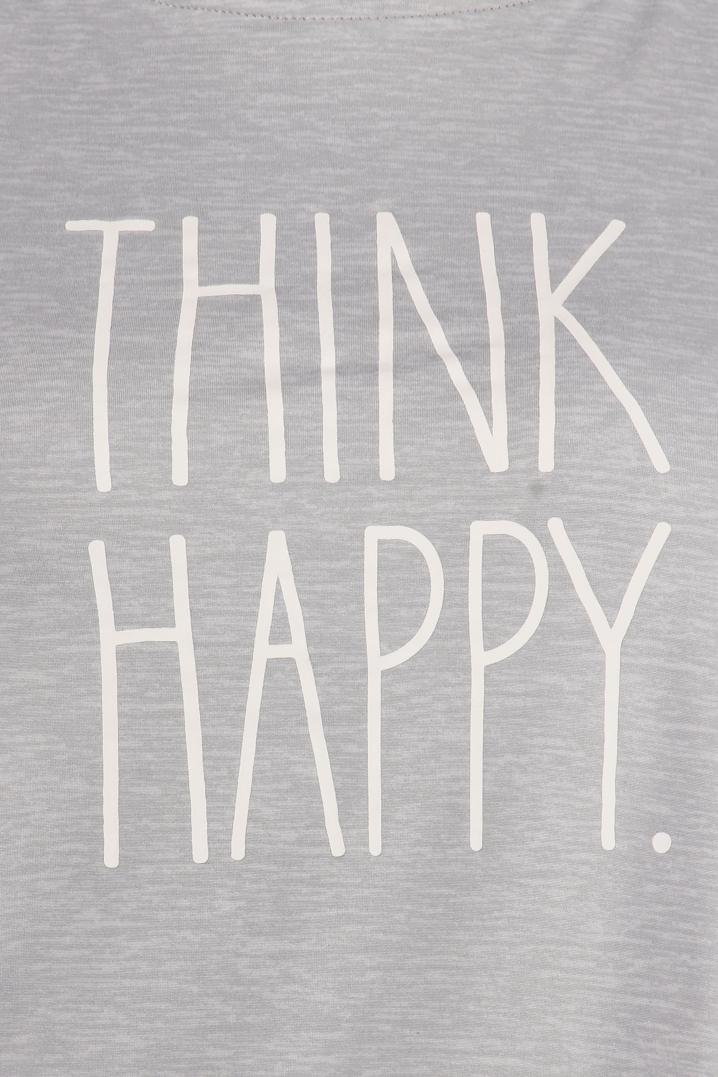 Women's "THINK HAPPY" Tank and Shorts Pajama Set - Rae Dunn Wear