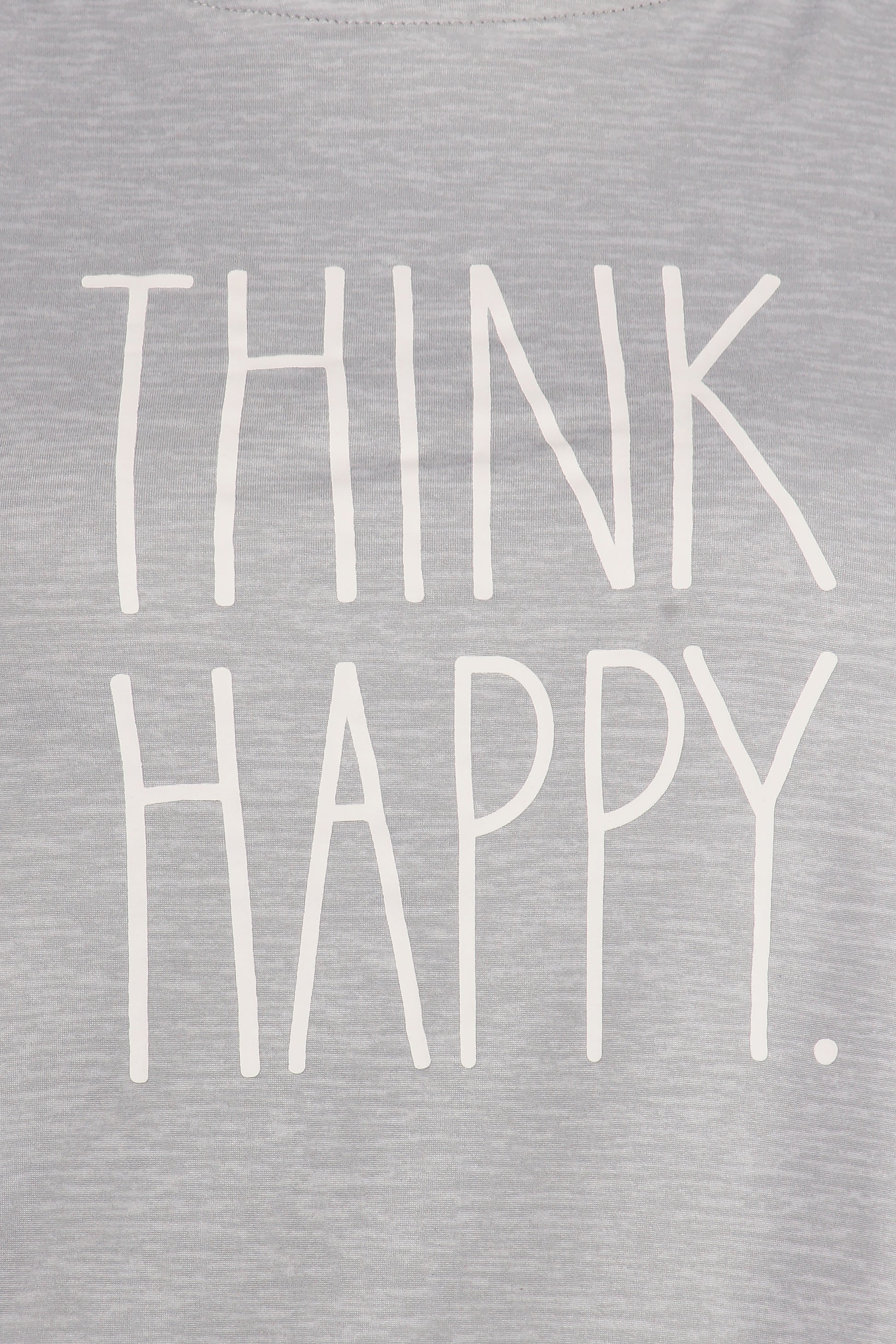 Women's "THINK HAPPY" Tank and Shorts Pajama Set - Rae Dunn Wear