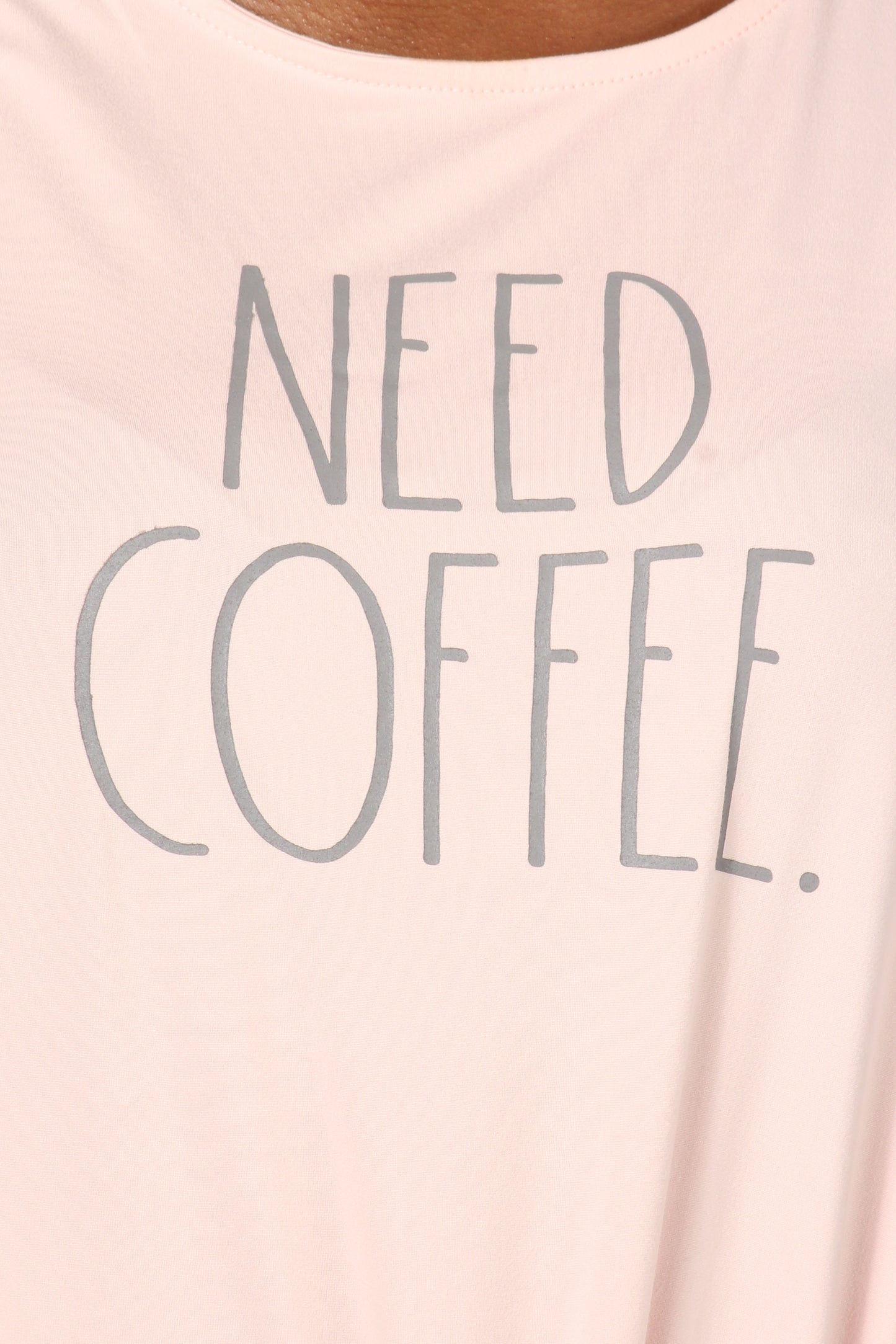 Women's "NEED COFFEE" Tank and Short Pajama Set - Rae Dunn Wear